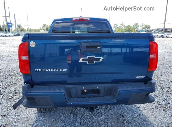 1GCGSDEN1K1332563 2019 CHEVROLET COLORADO Синий Вид сзади