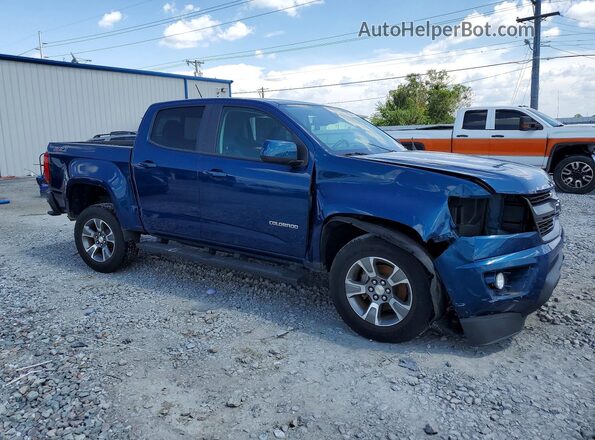 1GCGSDEN1K1332563 2019 CHEVROLET COLORADO Синий Передняя правая четверть