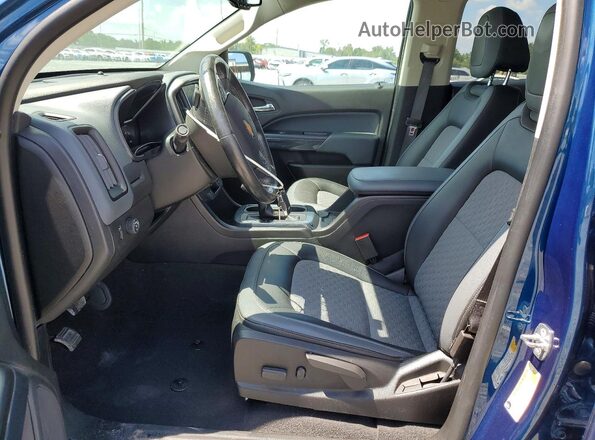 1GCGSDEN1K1332563 2019 CHEVROLET COLORADO Синий Вид салона спереди