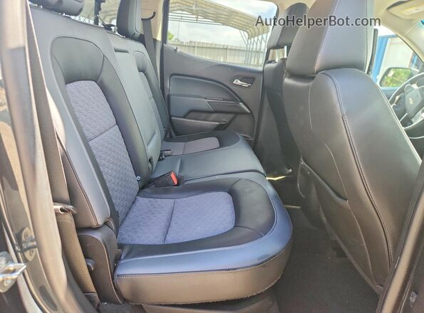 1GCGSDEN3H1180732 2017 CHEVROLET COLORADO Charcoal Rear seats view