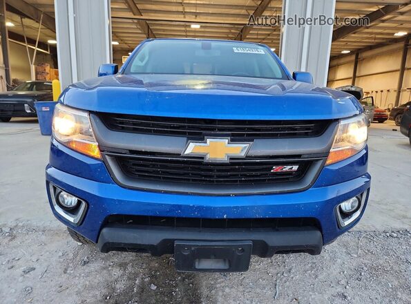 1GCGSDEN3J1115837 2018 CHEVROLET COLORADO Blue Widok z przodu
