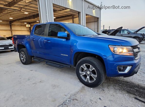 1GCGSDEN3J1115837 2018 CHEVROLET COLORADO Blue Przód prawy