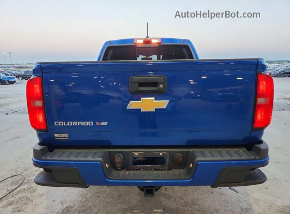 1GCGSDEN3J1115837 2018 CHEVROLET COLORADO Blue Widok z tyłu
