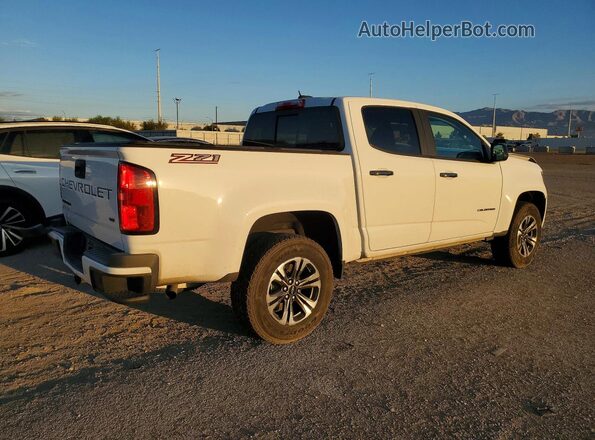 1GCGSDEN7M1266555 2021 CHEVROLET COLORADO White უკანა მარჯვენა
