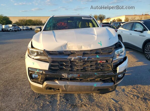 1GCGSDEN7M1266555 2021 CHEVROLET COLORADO White წინა ხედი