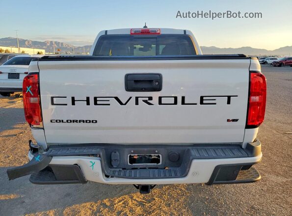 1GCGSDEN7M1266555 2021 CHEVROLET COLORADO White უკანა ხედი