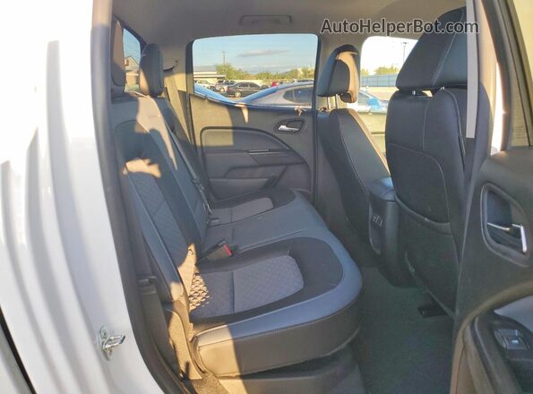 1GCGSDEN7M1266555 2021 CHEVROLET COLORADO White უკანა სავარძლების ხედი