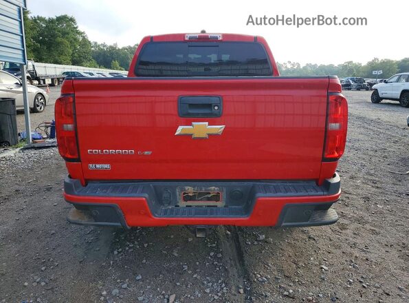 1GCGSDEN9L1104134 2020 CHEVROLET COLORADO Красный Вид сзади