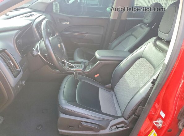 1GCGSDEN9L1104134 2020 CHEVROLET COLORADO Красный Вид салона спереди