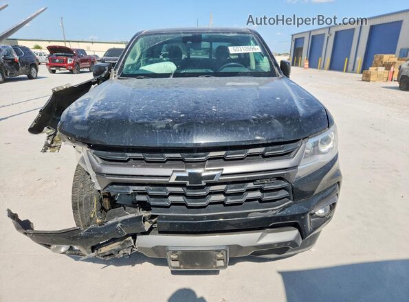 1GCGSDENXM1189874 2021 CHEVROLET COLORADO Black Front view