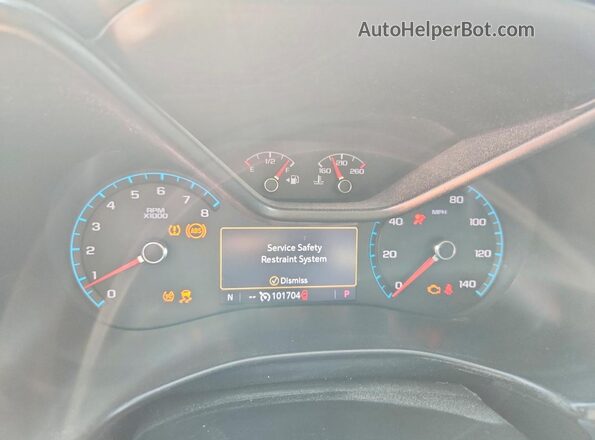 1GCGSDENXM1189874 2021 CHEVROLET COLORADO Black Instrument cluster view