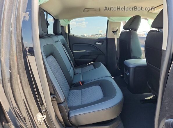 1GCGSDENXM1189874 2021 CHEVROLET COLORADO Black Rear seats view