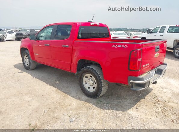 1GCGTBE30G1240643 2016 CHEVROLET COLORADO Red უკანა მარცხენა