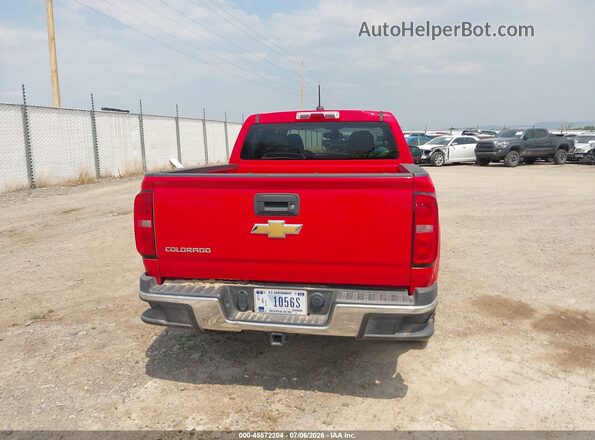 1GCGTBE30G1240643 2016 CHEVROLET COLORADO Red 