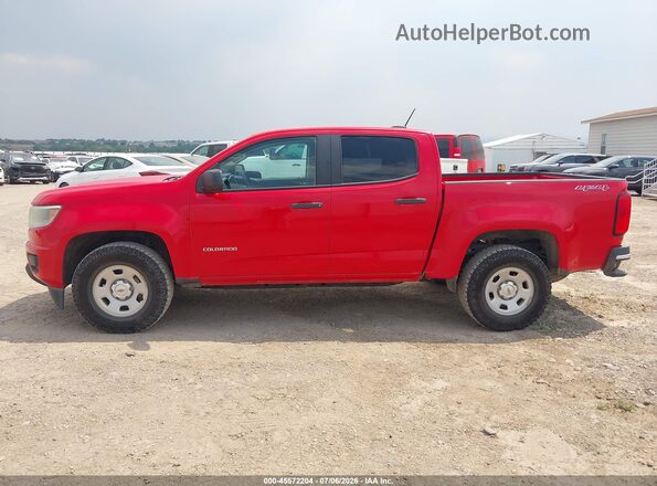 1GCGTBE30G1240643 2016 CHEVROLET COLORADO Red სალონის 360-გრადუსიანი ხედი