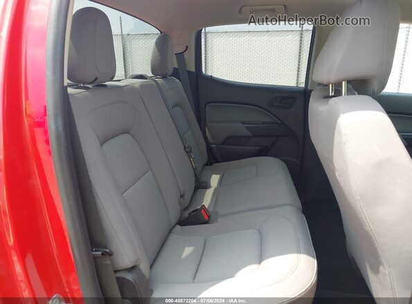 1GCGTBE30G1240643 2016 CHEVROLET COLORADO Red VIN კოდის სტიკერის ხედი