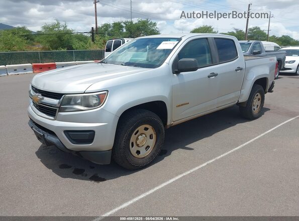 1GCGTBE30G1308486 2016 CHEVROLET COLORADO Silver Przód lewy
