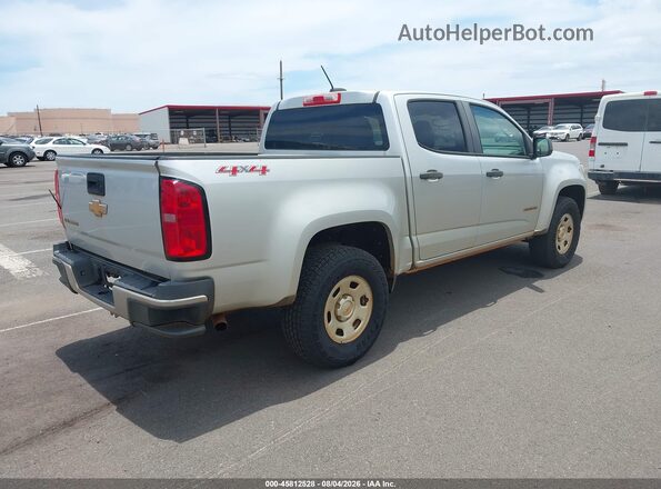 1GCGTBE30G1308486 2016 CHEVROLET COLORADO Silver Tył prawy