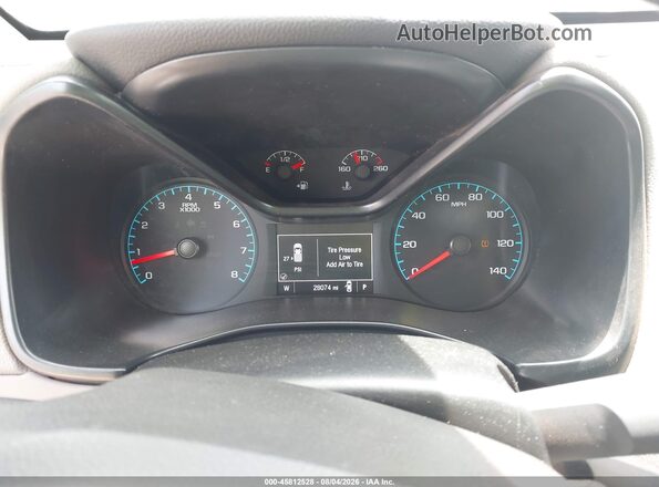 1GCGTBE30G1308486 2016 CHEVROLET COLORADO Silver Widok tylnych siedzeń