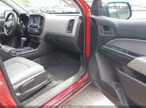 1GCGTBE32G1239977 2016 CHEVROLET COLORADO Red Widok wnętrza z przodu