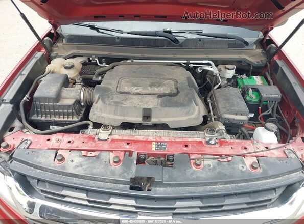 1GCGTBE32G1239977 2016 CHEVROLET COLORADO Red Widok z tyłu