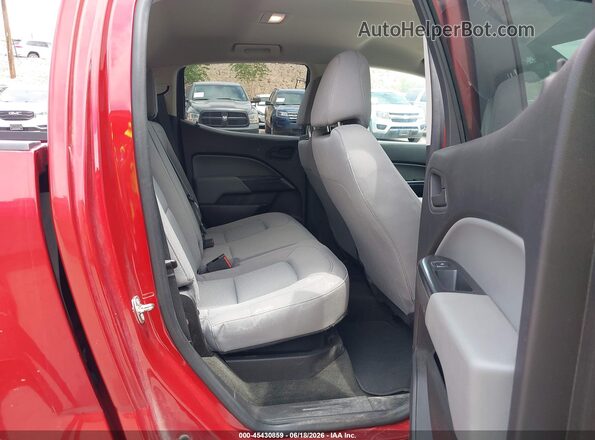 1GCGTBE32G1239977 2016 CHEVROLET COLORADO Red Widok naklejki z numerem VIN