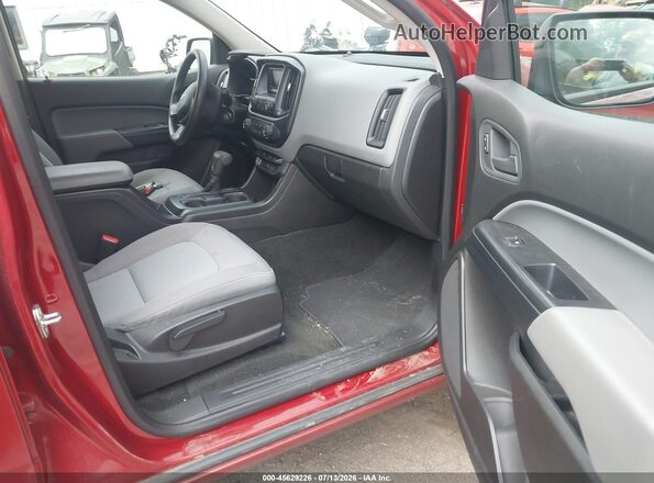 1GCGTBE35G1225538 2016 CHEVROLET COLORADO Maroon Вид салону спереду