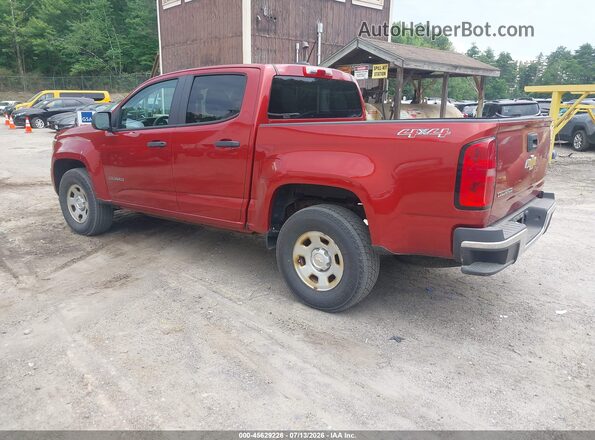 1GCGTBE35G1225538 2016 CHEVROLET COLORADO Maroon Задня ліва чверть
