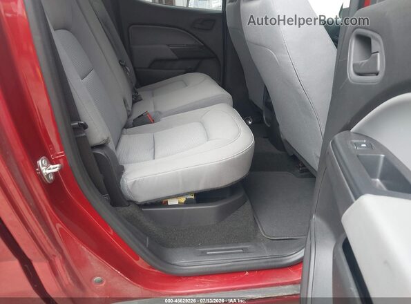 1GCGTBE35G1225538 2016 CHEVROLET COLORADO Maroon Вид наклейки з VIN-кодом