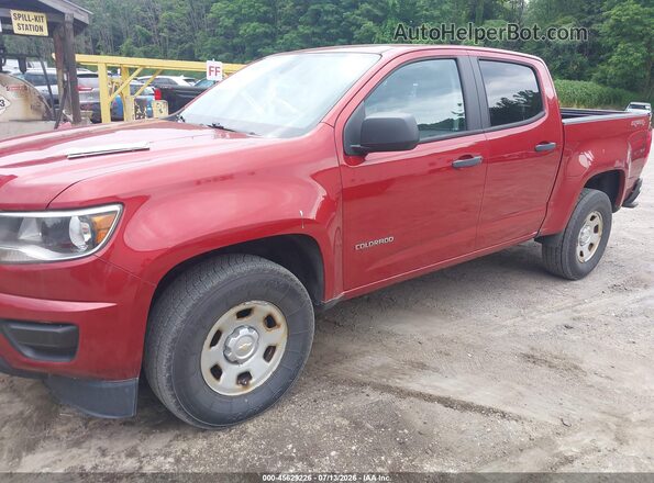 1GCGTBE35G1225538 2016 CHEVROLET COLORADO Maroon Вид спереду