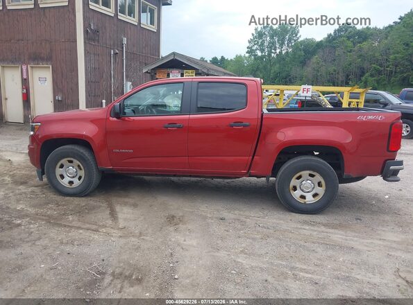 1GCGTBE35G1225538 2016 CHEVROLET COLORADO Maroon Панорамний вид салону 360°