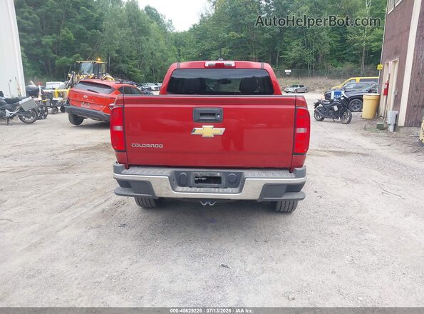 1GCGTBE35G1225538 2016 CHEVROLET COLORADO Maroon 