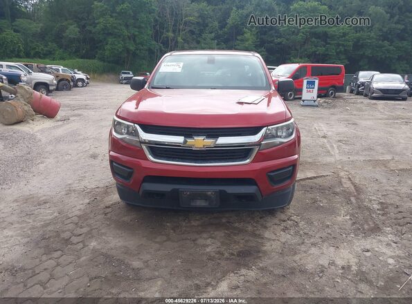 1GCGTBE35G1225538 2016 CHEVROLET COLORADO Maroon Вид щитка приладів