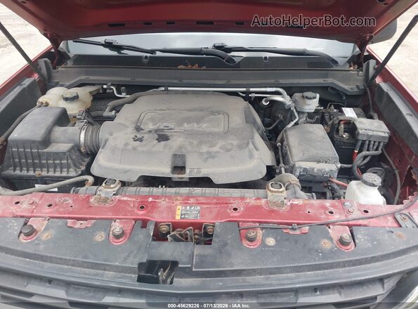 1GCGTBE35G1225538 2016 CHEVROLET COLORADO Maroon Вид ззаду