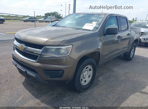 1GCGTBE36G1310193 2016 CHEVROLET COLORADO Brown Front left