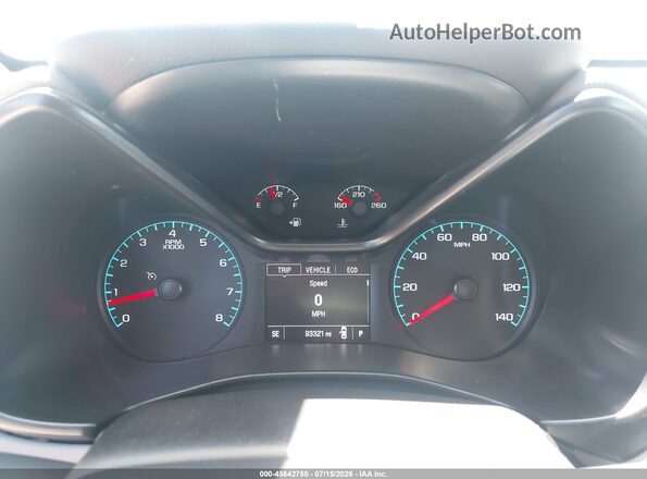 1GCGTBE38G1308204 2016 CHEVROLET COLORADO White Widok tylnych siedzeń