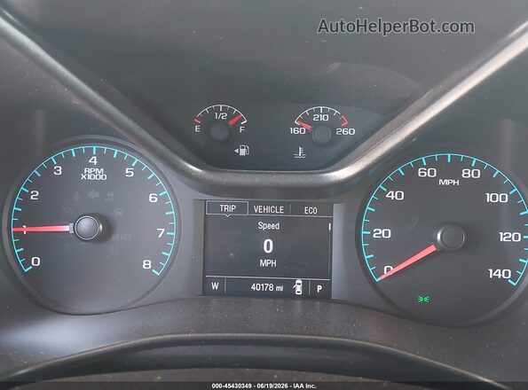 1GCGTBE3XG1240973 2016 CHEVROLET COLORADO Gray Вид задніх сидінь