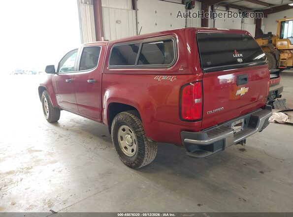 1GCGTBE3XG1309306 2016 CHEVROLET COLORADO Red Rear left