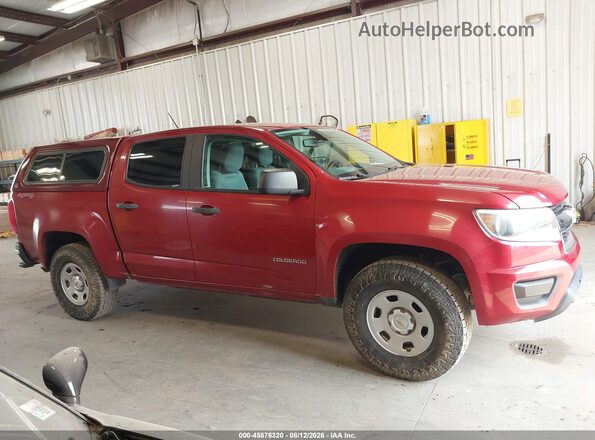 1GCGTBE3XG1309306 2016 CHEVROLET COLORADO Red Rear interior view