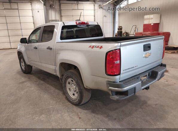 1GCGTBEN2H1265840 2017 CHEVROLET COLORADO Серебряный Задняя левая четверть