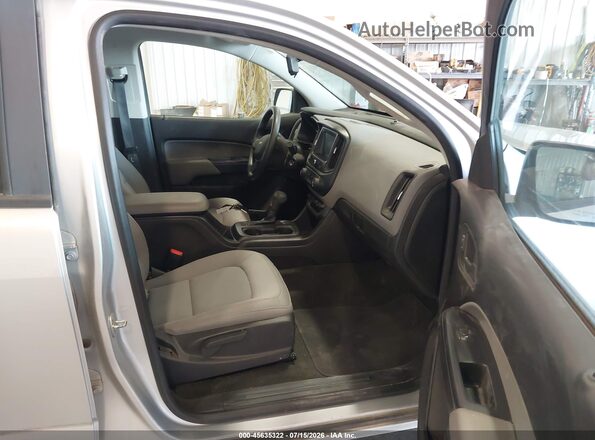 1GCGTBEN2H1265840 2017 CHEVROLET COLORADO Серебряный Вид салона спереди
