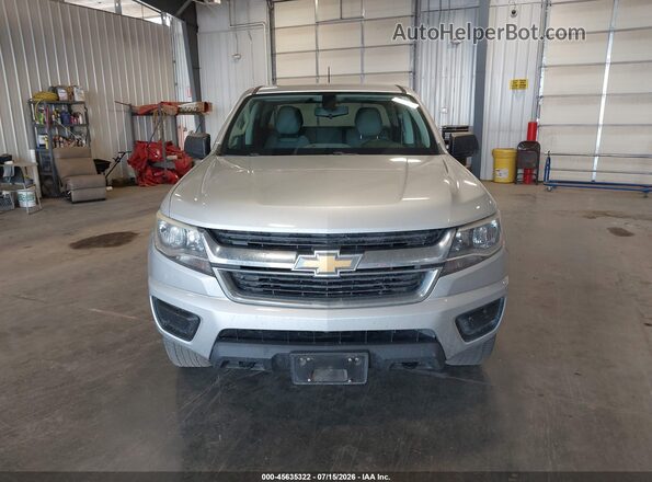 1GCGTBEN2H1265840 2017 CHEVROLET COLORADO Серебряный Вид щитка приборов