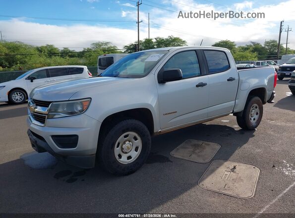 1GCGTBEN2K1100927 2019 CHEVROLET COLORADO Silver Передня ліва чверть