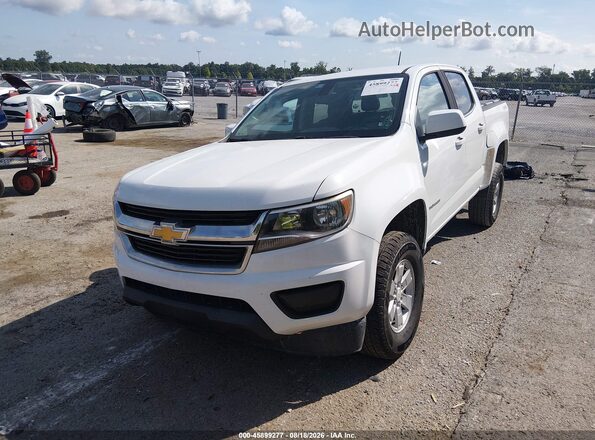 1GCGTBEN3J1245148 2018 CHEVROLET COLORADO Белый Передняя левая четверть