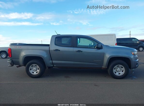 1GCGTBEN4K1102145 2019 CHEVROLET COLORADO Gray Rear interior view