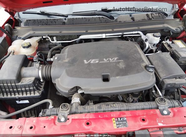 1GCGTBEN5H1267243 2017 CHEVROLET COLORADO Red Vista trasera