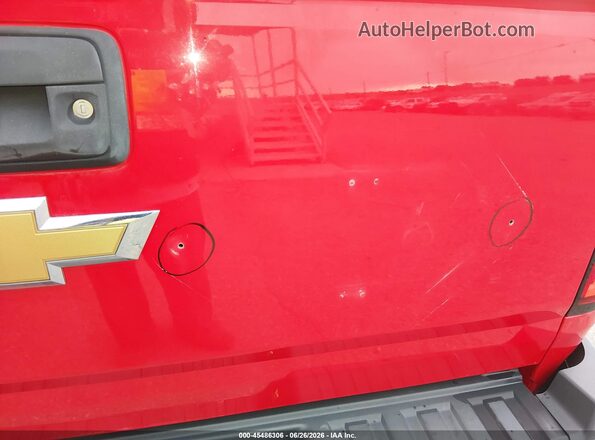 1GCGTBEN5H1267243 2017 CHEVROLET COLORADO Red Vista del cuadro de instrumentos