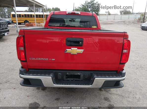 1GCGTBEN5H1267243 2017 CHEVROLET COLORADO Red 