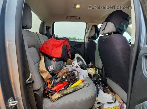 1GCGTBEN6M1231250 2021 CHEVROLET COLORADO Серый Вид задних сидений