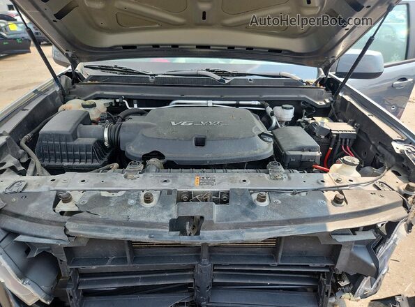 1GCGTBEN6M1231250 2021 CHEVROLET COLORADO Серый Вид задней части салона